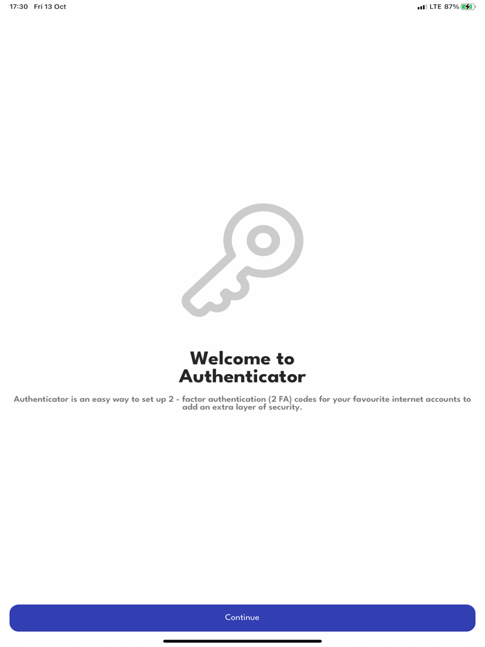 Account Authentication App