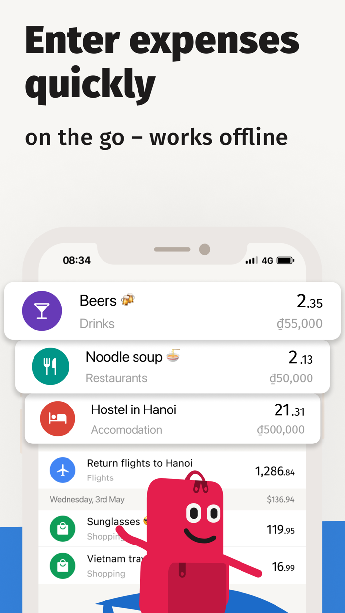 TravelSpend Travel Budget App