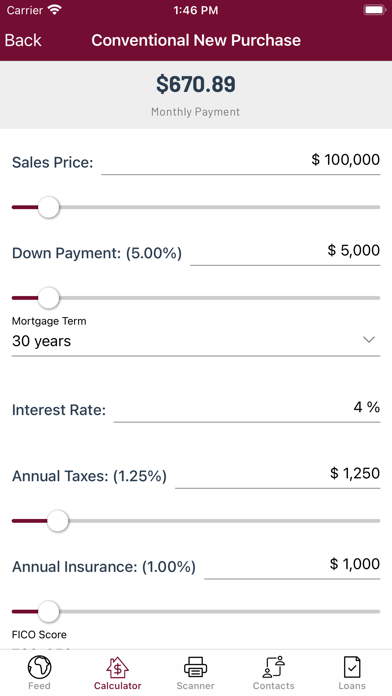 Legacy Mortgage Screenshot