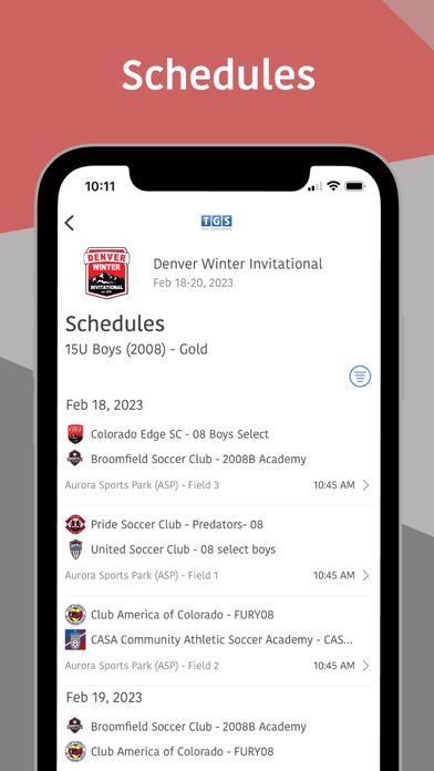 Colorado Edge Tournaments Screenshot