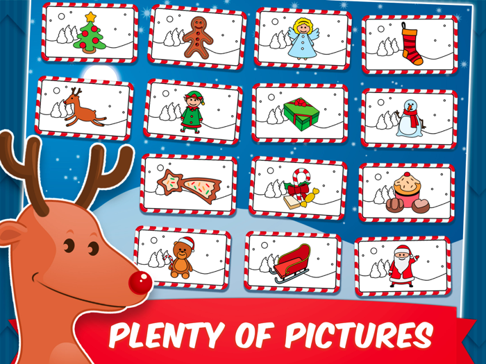 Christmas Kids coloring games