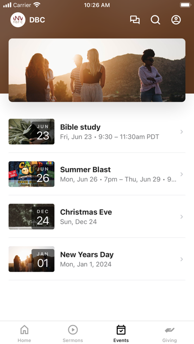 Danvers Baptist Church Screenshot