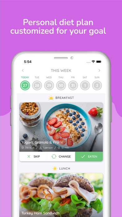 Arono - Meals for weight loss Screenshot