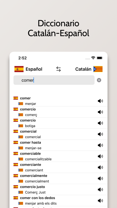 Diccionario Catalán-Español Screenshot