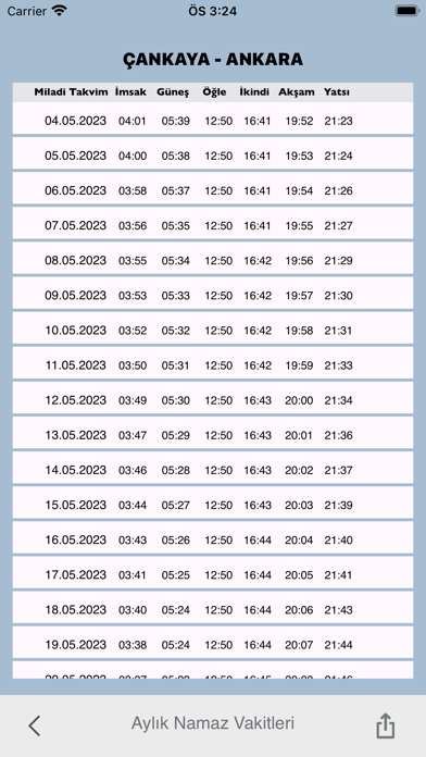 Diyanet Namaz Vaktim Screenshot