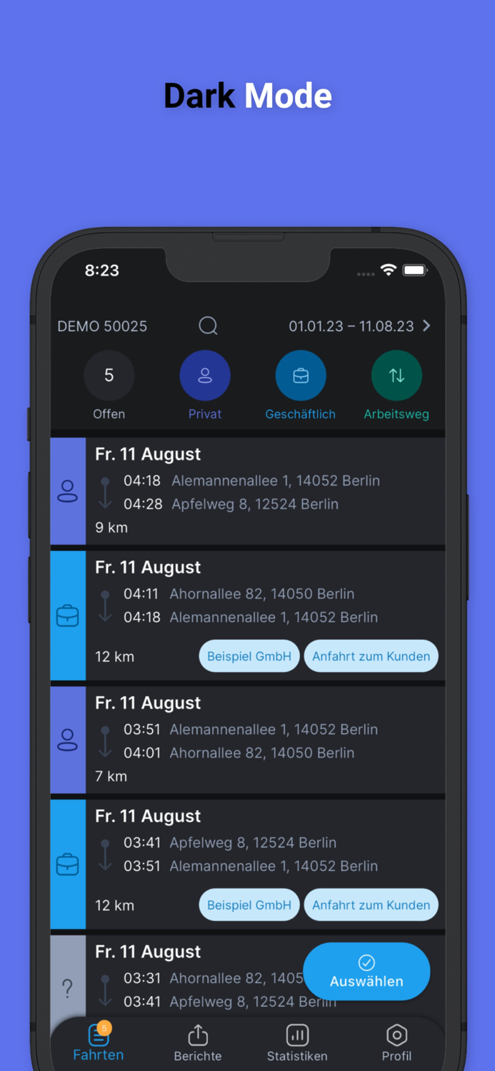 AutoLogg Fahrtenbuch 2.0
