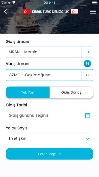 Kıbrıs Deniz e-Bilet Screenshot