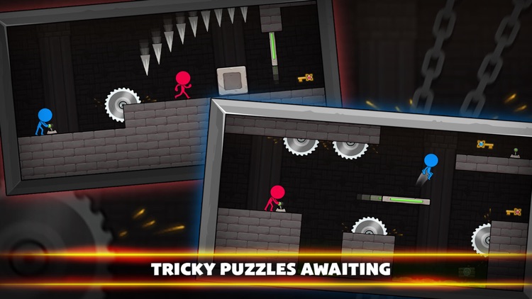 Red & Blue Stickman: Adventure screenshot-4