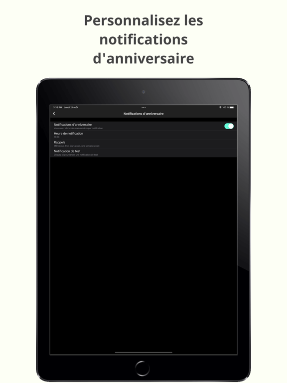Screenshot #5 pour Anniversaires !