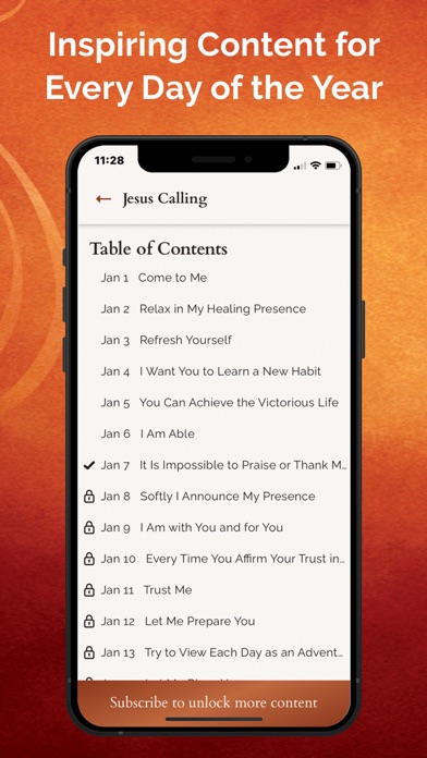 Jesus Calling Devotional Screenshot