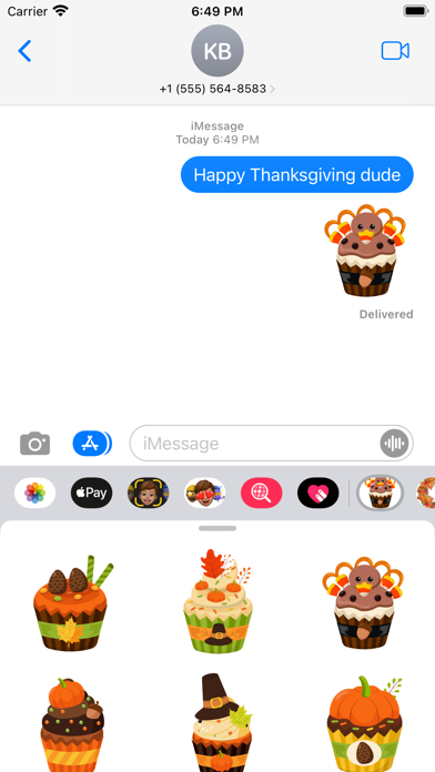Thanksgiving Stickers ゜゜ Screenshot