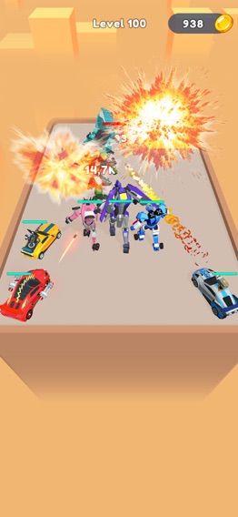 Merge Robot Master: Car Gamesのおすすめ画像2