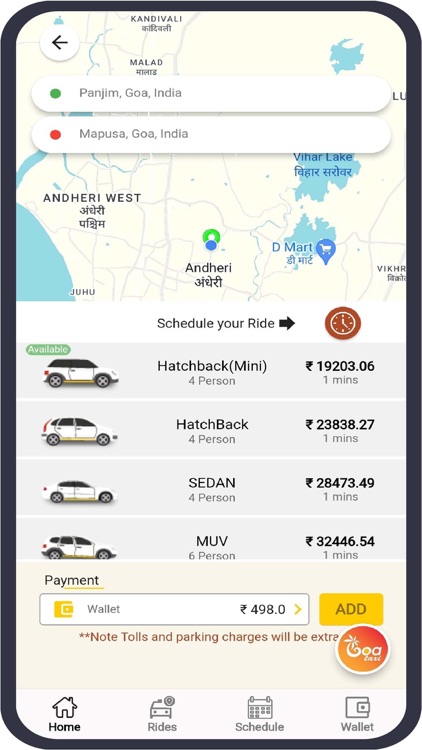 Goa Taxi screenshot-3
