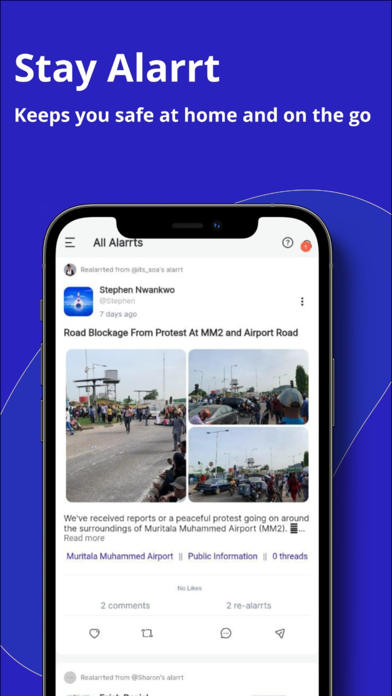 Alarrt App Screenshot