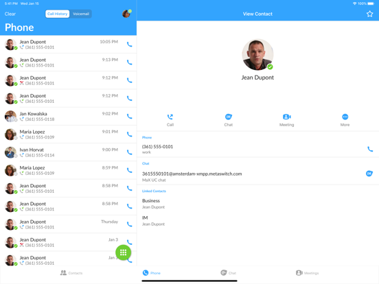 RingSquared iPad screenshot 8 - Business app