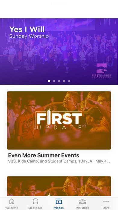 First Baptist Cleveland Screenshot