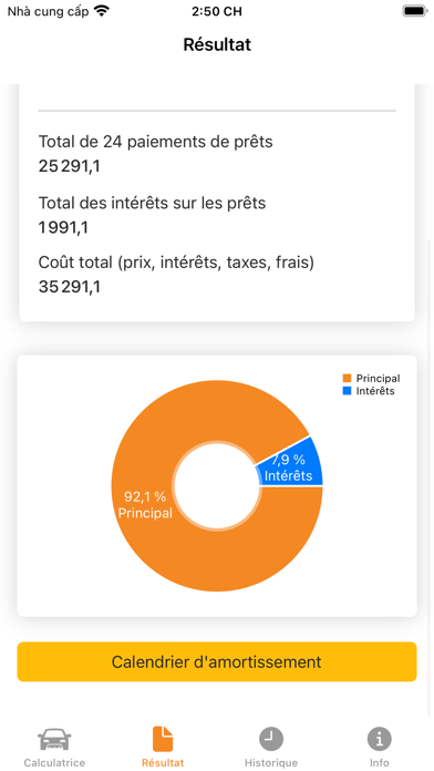 Screenshot #1 pour Simulateur Crédit Auto: Prêt