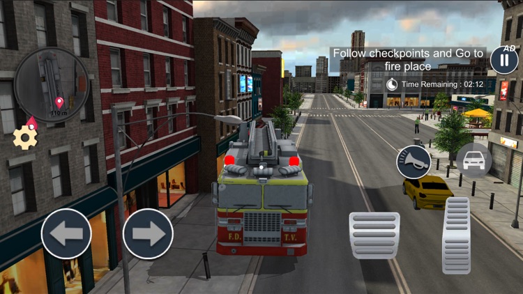 US Fire Truck Firefighter Game screenshot-3