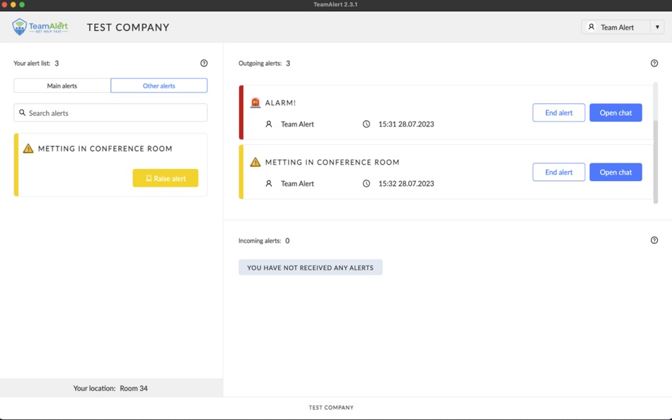 #7. TeamAlertDesktop (macOS) Podle: Community Response Systems, LLC