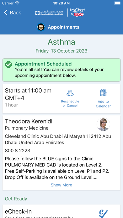 Cleveland Clinic Abu Dhabi Screenshot