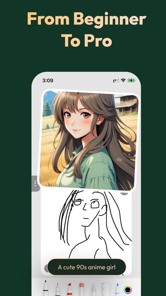 #2. Dooodle AI: Realtime Painting (iOS) بواسطة: Owl Apps LLC