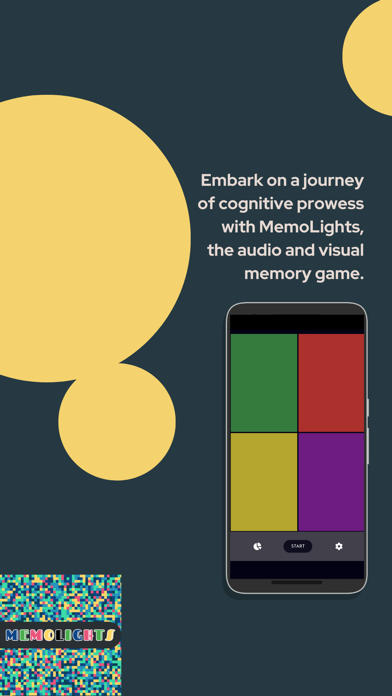 MemoLights - Memory Game Screenshot 2 - AppWisp.com