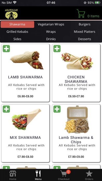 Anatolian Grill Cardiff Screenshot