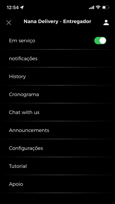 Entregador - Nana Delivery Screenshot