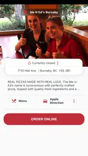 me n ed’s pizza iphone screenshot 2