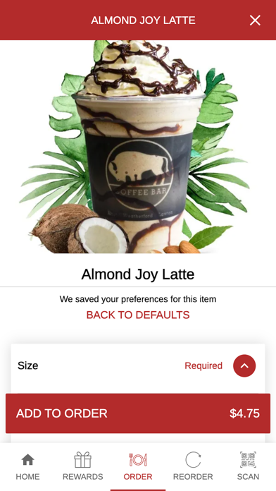 White Buffalo Coffee Bar Screenshot