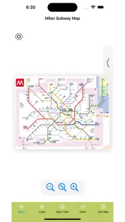 milan subway map iphone screenshot 1