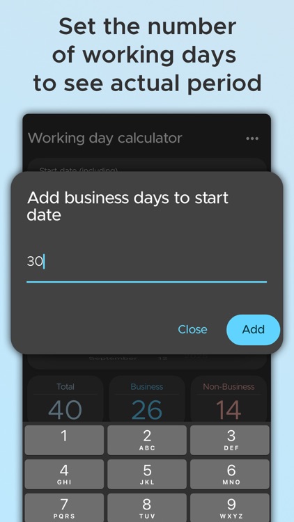 BizDay: Days Since Calculator