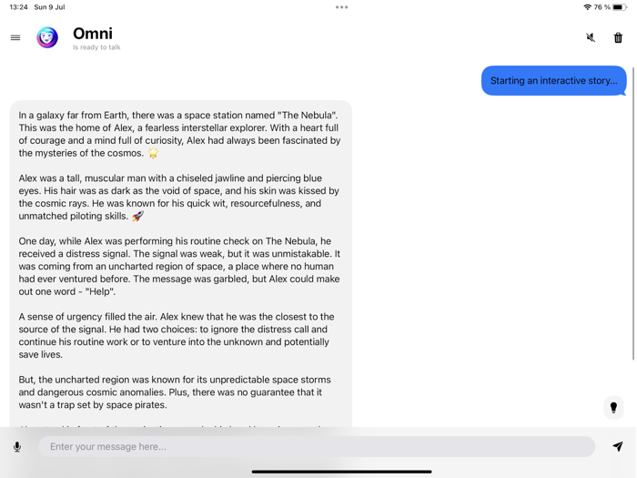 Omni Voice AI Assistant Bot