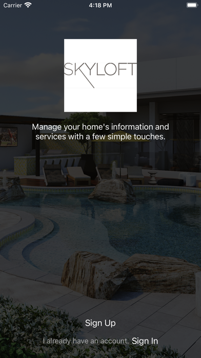 Skyloft Living Resident App Screenshot