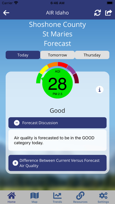 AIR Idaho Screenshot