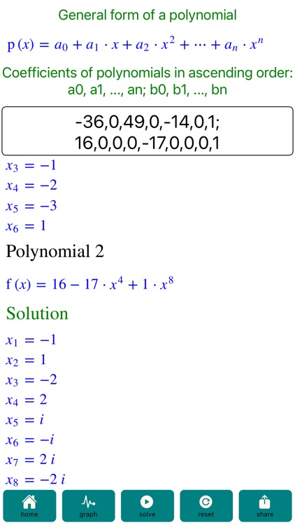 Polynomial-Solver