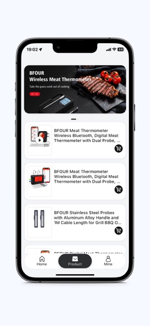 BFOUR BF-20 Smart Meat Thermometer User Manual