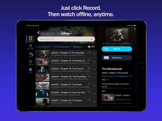 Screenshot #6 pour PlayOn Cloud - Streaming DVR