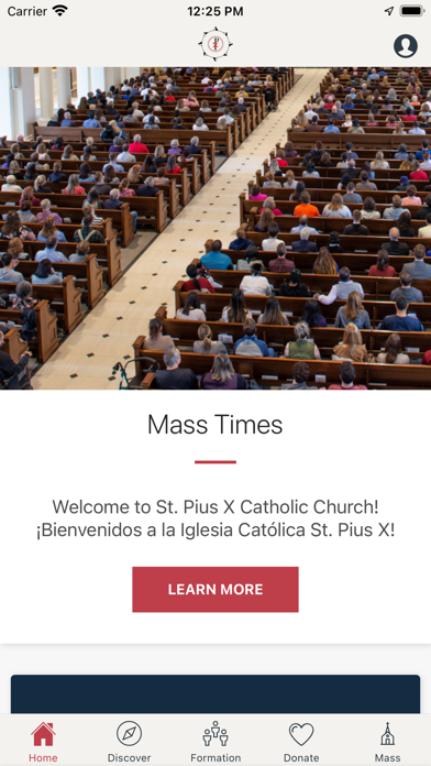 St. Pius X San Antonio Screenshot