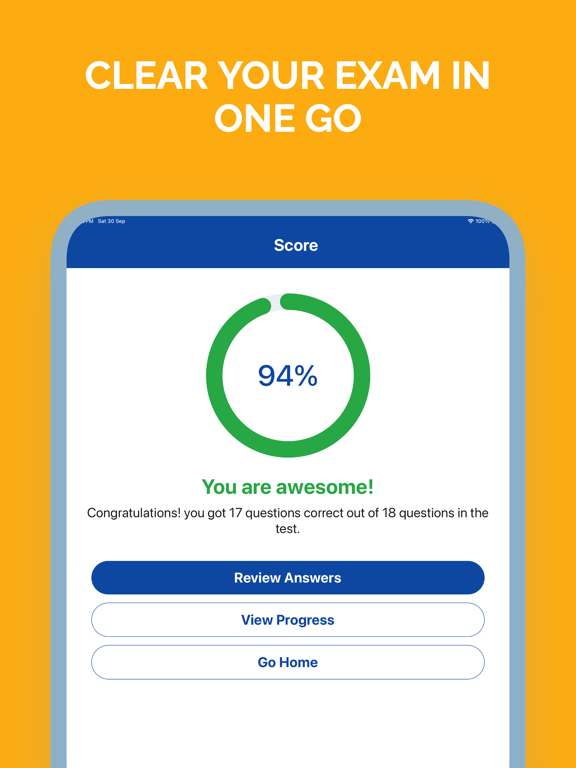 Minnesota DMV Practice Test iPad screenshot 4 - Education app
