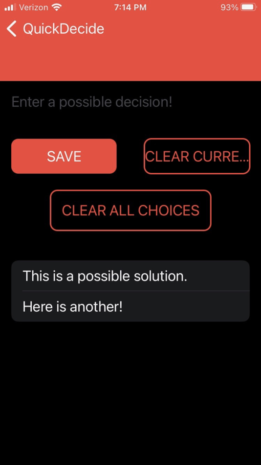 #2. QuickDecide (iOS) 게시자: James Davis
