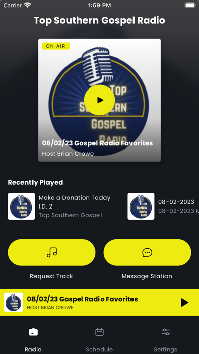 Top Southern Gospel Screenshot