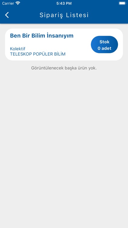 Kitap Stok Takibi ve Yönetimi screenshot-3