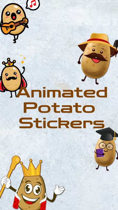 Animated Potato Stickers Screenshot