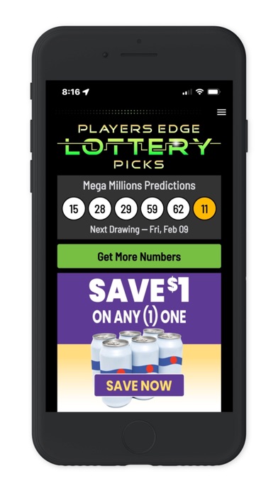 Players Edge Lottery Picks Screenshot