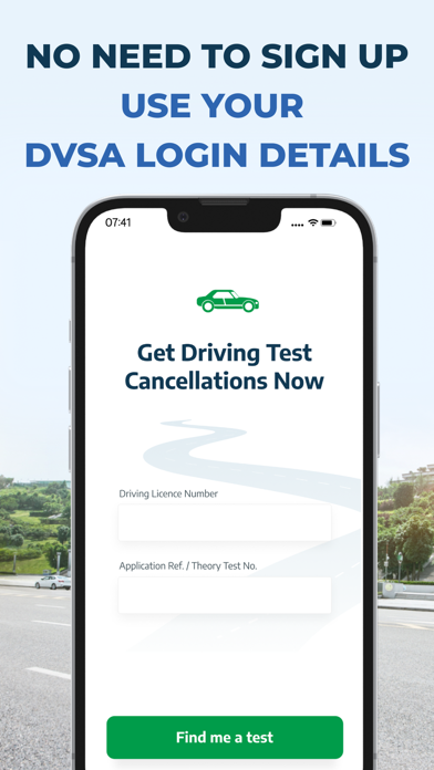 Driving Test Cancellations UK Screenshot