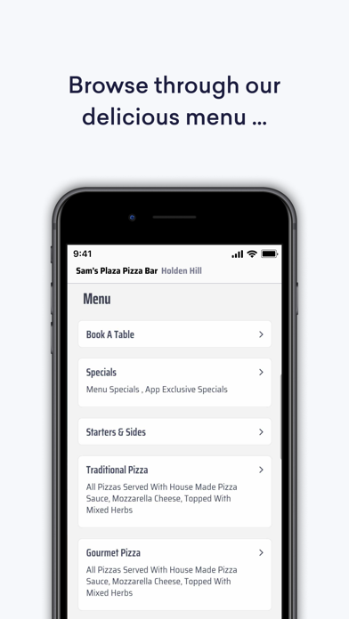 Sam's Plaza Pizza Bar Screenshot