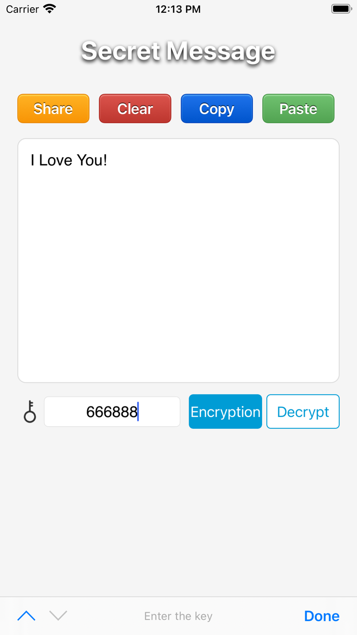 MySecretMessage