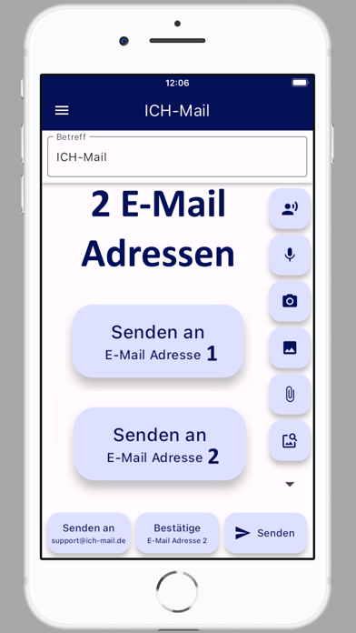 ICH-Mail | E-Mail an dich Screenshot
