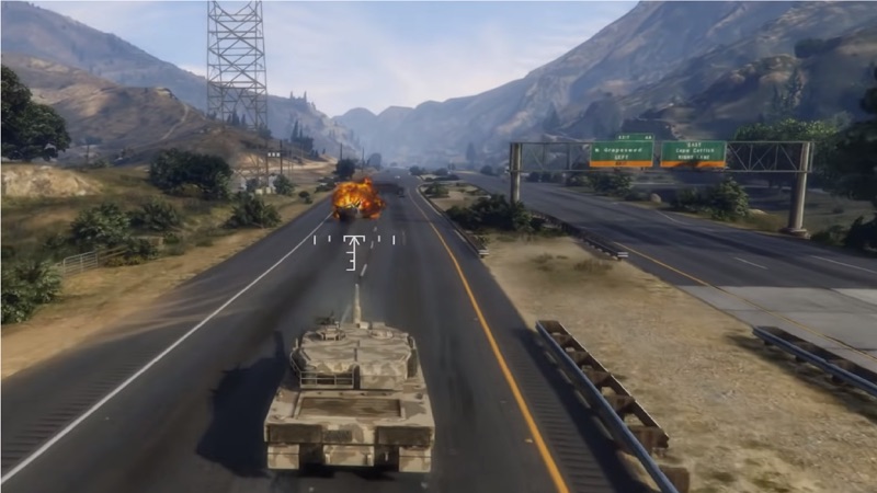 GTA V modo destruidor de Tanqu screenshot 3